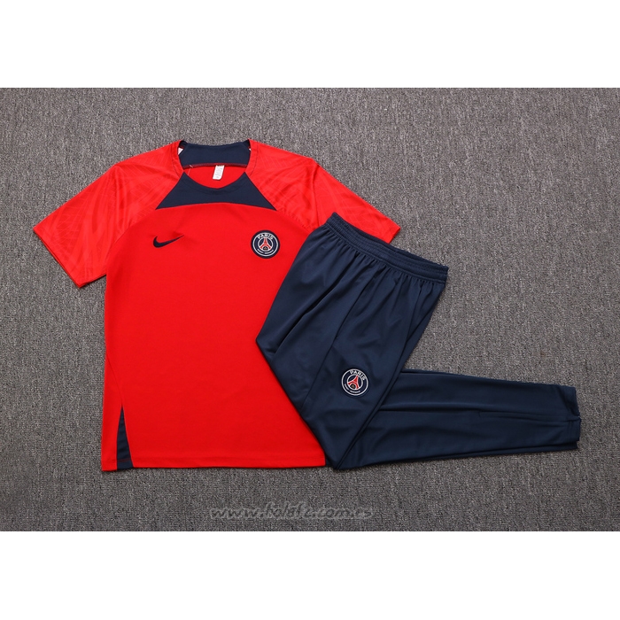 Chandal del Paris Saint-Germain Manga Corta 2022-2023 Rojo